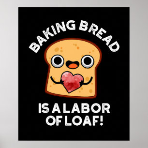 Poster Pão De Banho É Um Trabalho De Comida De Pão Escuro