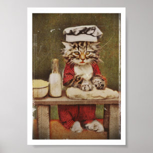 Poster Pão de Fazer de Kitten Chef