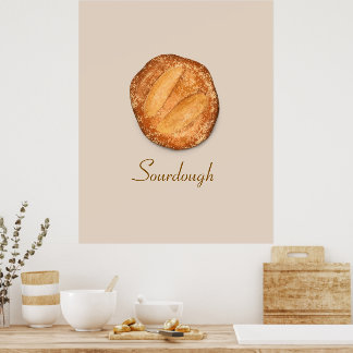 Poster Pão de Fermento Natural