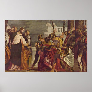 Pôster Paolo Veronese - Cristo e centurião de Capernaum