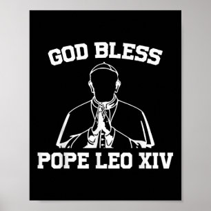 Poster Papa deus abençoe Leo Xiv Religioso Da Pope