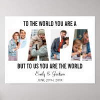 Papa Foto Colagem Aniversário Papa Pai Presente