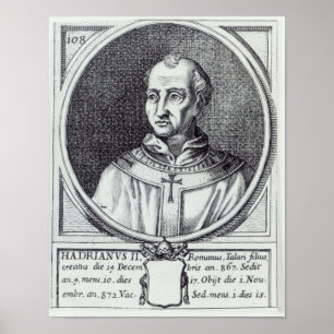 Poster Papa Hadrian II