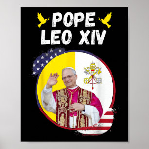 Poster Papa Leão Xiv, Habemus Papam, Católico