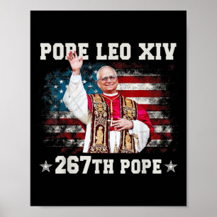 Poster Papa Leão Xiv - Papa Deus abençoe Leo Xiv 267º Pap