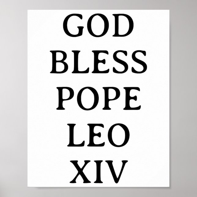 Poster Papa Leo Xiv 3 (Frente)