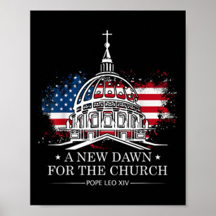 Poster Papa Leo Xiv Arte Cristã da Liberdade
