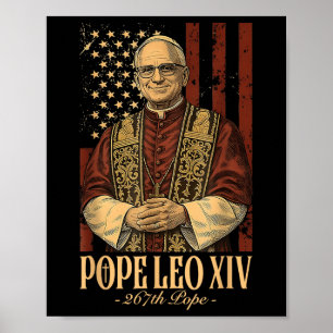 Poster Papa Leo Xiv Robert Francis Prevost
