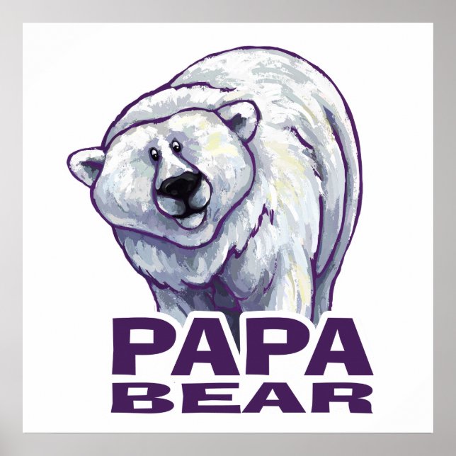 Poster Papa Polar Bear (Frente)
