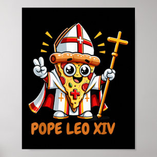 Poster Papa Robert Previne Papa Leo Xiv Da Pope Engraçado