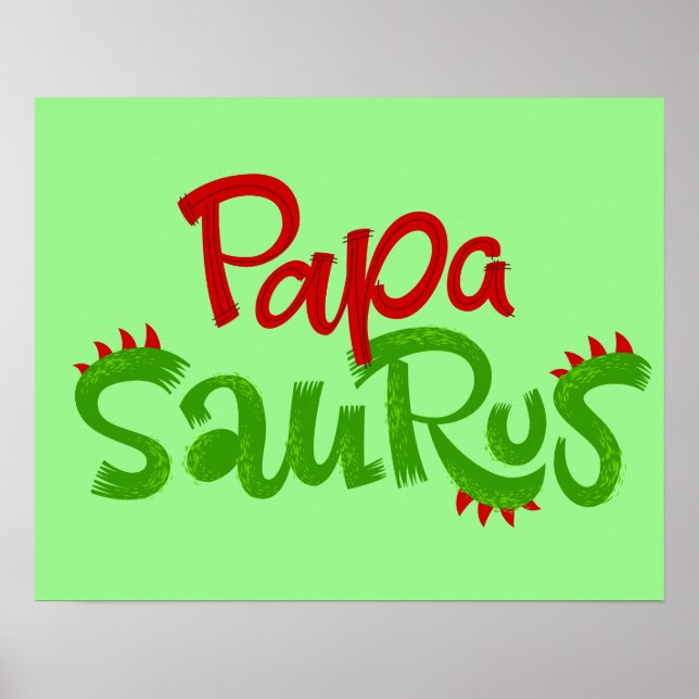 Poster Papa Surus Graphic (Frente)