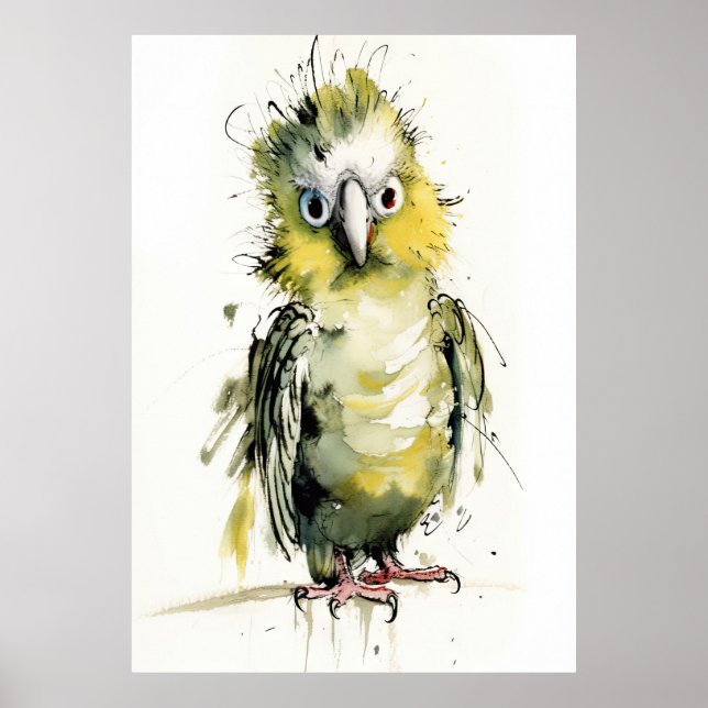 Poster Papagaio Solto (Frente)