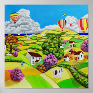 Poster Papagaios voadores