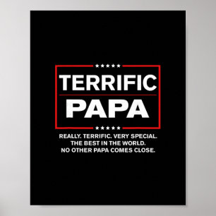 Poster Papai Fantástico - Engraçado Donald Trump Melhor P
