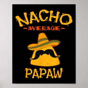 Poster Papai Médio Dia dos Pais Família Mexicana Correspo