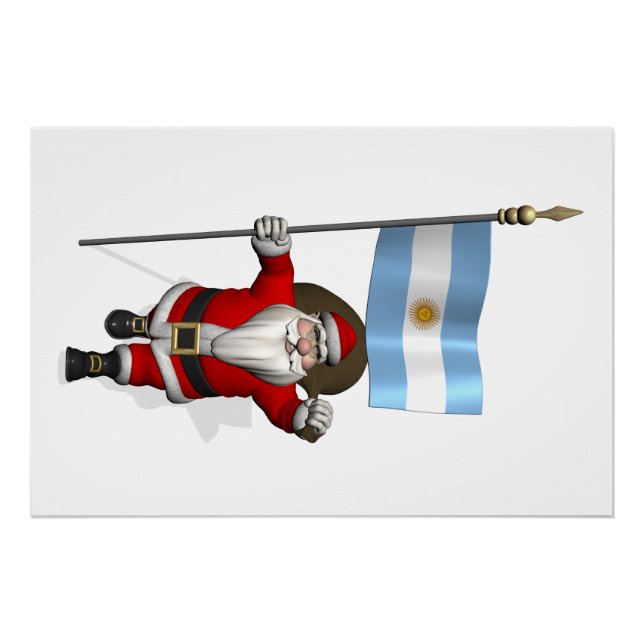 Pôster Papai Noel, Alferes Da Argentina (Frente)