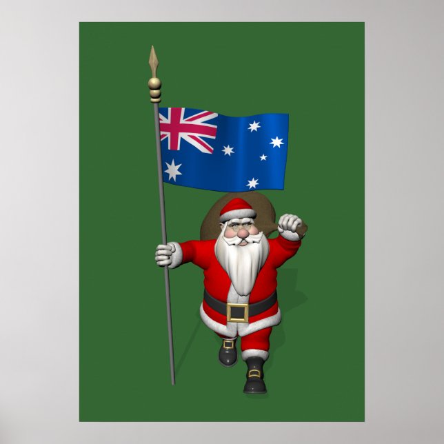 Poster Papai Noel, Alferes Da Austrália (Frente)