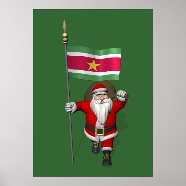 Poster Papai Noel, Alferes Do Suriname (Frente)