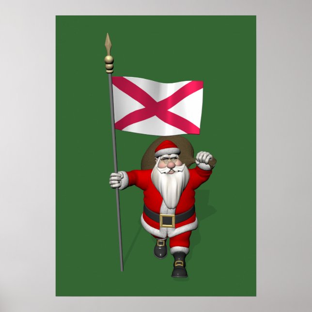 Pôster Papai Noel Com Alferes Da Irlanda Do Norte (Frente)