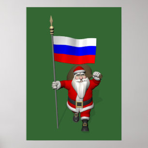 Poster Papai Noel Com Alferes Da Rússia