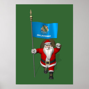 Pôster Papai Noel Com Alferes De Oklahoma