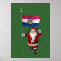 Papai Noel Com Alferes Do Missouri