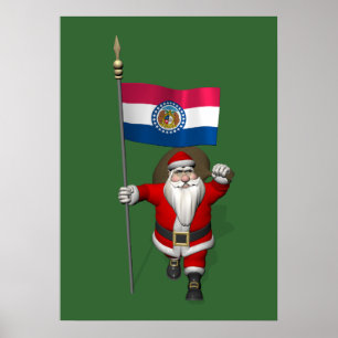 Poster Papai Noel Com Alferes Do Missouri