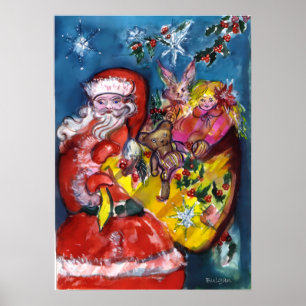 Poster Papai Noel COM PRESENTES