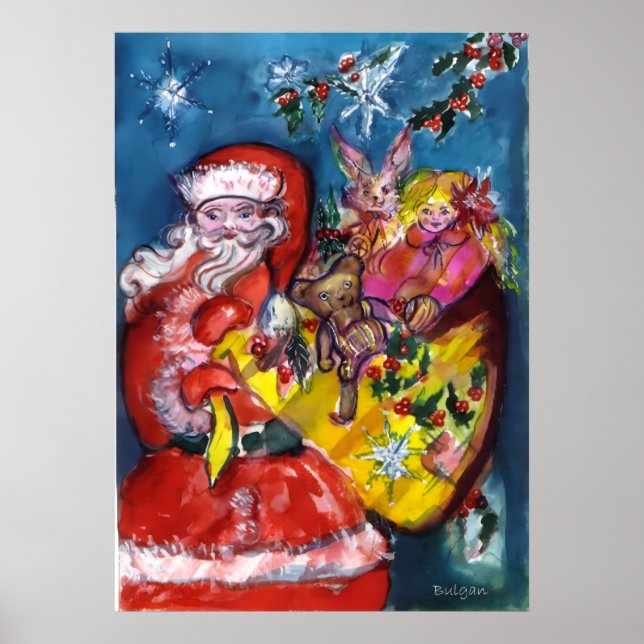 Poster Papai Noel COM PRESENTES (Frente)