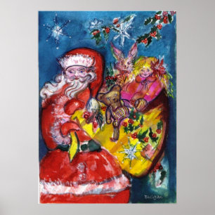 POSTER PAPAI NOEL COM PRESENTES