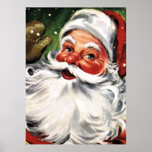 Pôster Papai Noel de ondulação