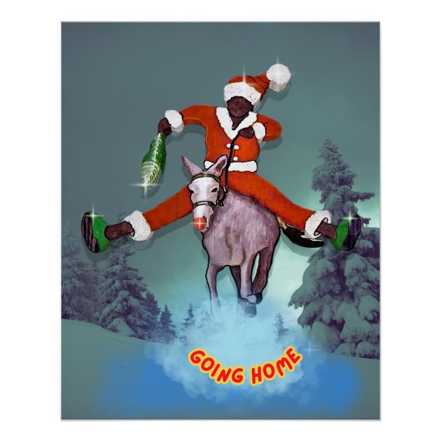 Pôster Papai Noel de Yaawd (Frente)