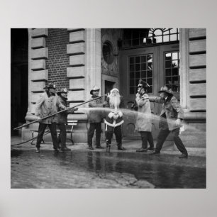 Pôster Papai Noel Delousing, 1921