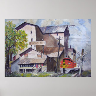 Pôster Papai noel Do Comboio Fe