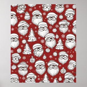 Poster Papai Noel do Natal