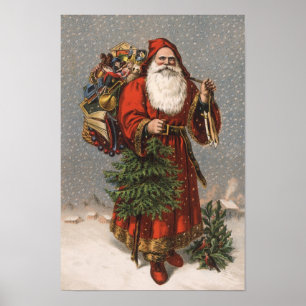 Pôster Papai noel do Velho Mundo