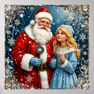 Poster Papai Noel e a Donzela da Neve em um País das Mara