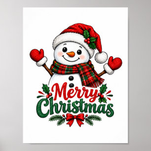 Poster Papai Noel Feliz Natal 