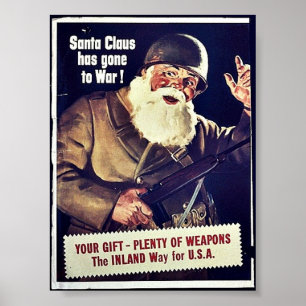 Pôster Papai Noel foi à guerra