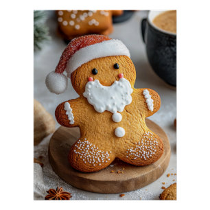 Pôster Papai Noel Gingerpão