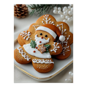 Pôster Papai Noel Gingerpão