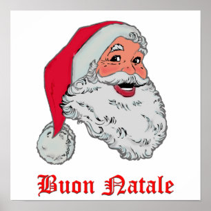 Pôster Papai noel italiano