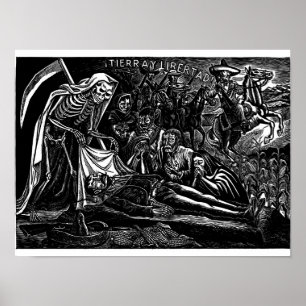 Poster Papai noel Muerte e o soldado C. México 1951