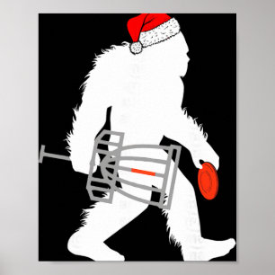 Poster Papai Noel Pé Grande Disco Golfe Natal Disco Golfi