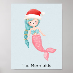 Poster Papai Noel Sereia Natal