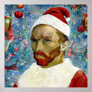 Poster Papai Noel, Van Gogh