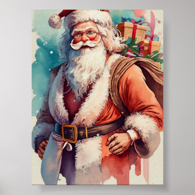 Poster Papai noel Whimsso Dança de inverno (Frente)