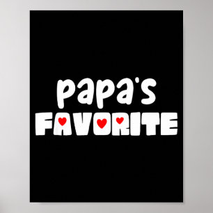 Poster Papai, o neto favorito, dia das mães engraçado