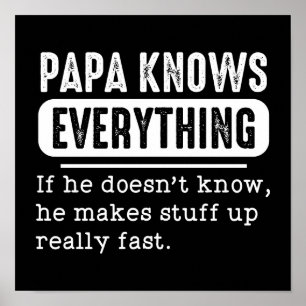 Poster Papai sabe tudo se não sabe que faz