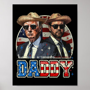 Poster Papai Trump Engraçado Trump é Meu Papai
